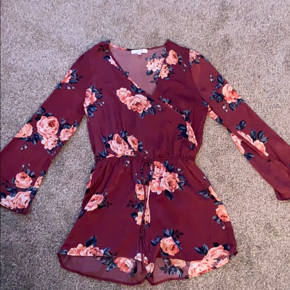 Boutique floral romper